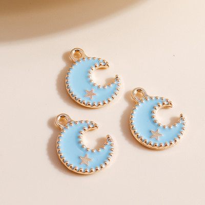 10 bucăți email stele astronaut Charms pentru bricolaj brățări și coliere 2 stiluri găsire bijuterii lucrate manual