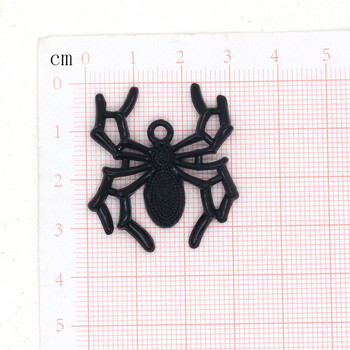 Mix 6 τμχ/συσκευασία Punk Cool Spider Alloy Charms Κοίλα 3D Animal Pendants για Σκουλαρίκια Κολιέ Μπρελόκ DIY Halloween Jewlery Make