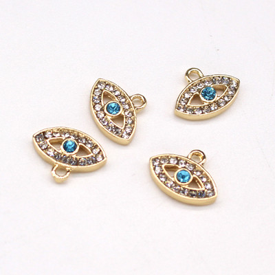 5 komada nove vintage turske narukvice za urokljivo oko, privjesci, sjajni mini kristalni dijamant, naušnica s vražjim okom, privjesak, nakit