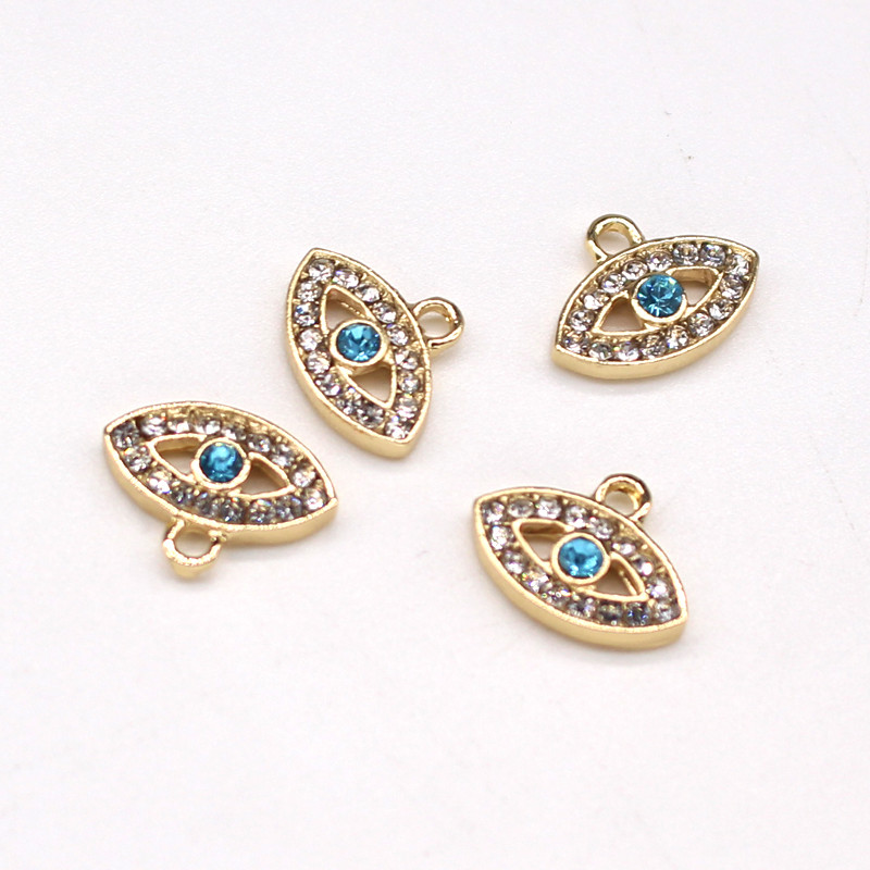 5 komada nove vintage turske narukvice za urokljivo oko, privjesci, sjajni mini kristalni dijamant, naušnica s vražjim okom, privjesak, nakit