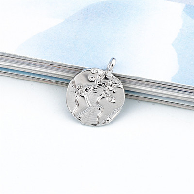 5 bucăți religioase Maria Moneda portret din aliaj farmece metal descoperiri cercei mici brățară colier pandantiv bijuterii face C134