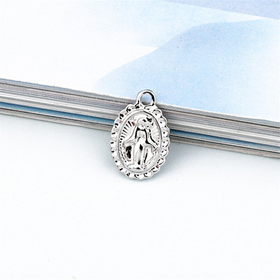 5 bucăți religioase Maria Moneda portret din aliaj farmece metal descoperiri cercei mici brățară colier pandantiv bijuterii face C134