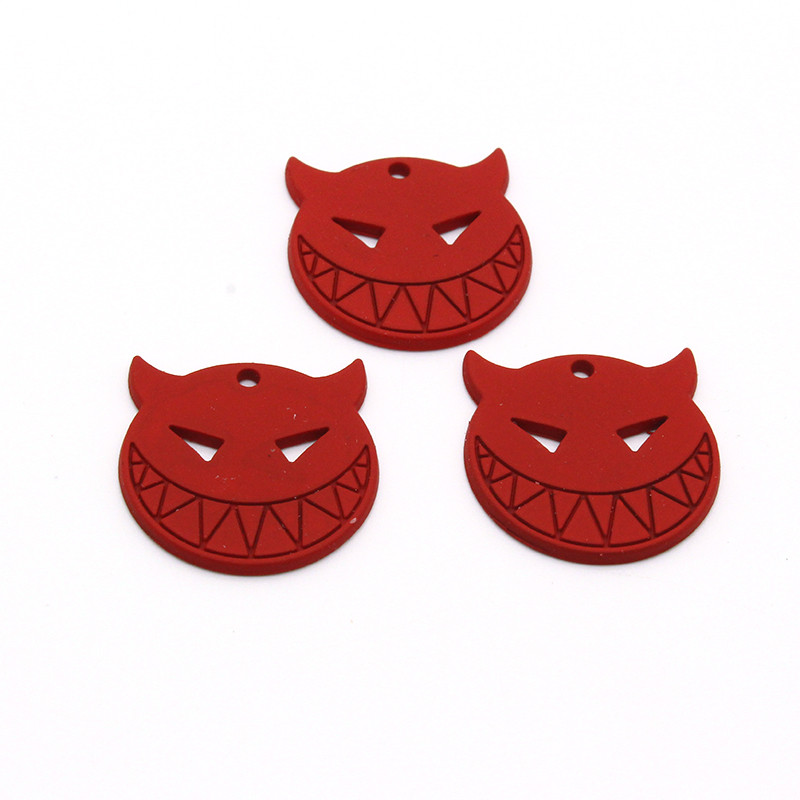 10 buc Baghetă magică Anime Demon Liliac Charms din aliaj Negru Roșu Cercei de Halloween Brățară pandantiv Accesoriu Diy Mix Bijuterii Face