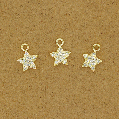 6 buc Cristal Cruce Fulger Star Cercei Brelocuri strălucitoare Brățară Colier Pandantiv Accesoriu DIY Mix Bijuterii Femei Face