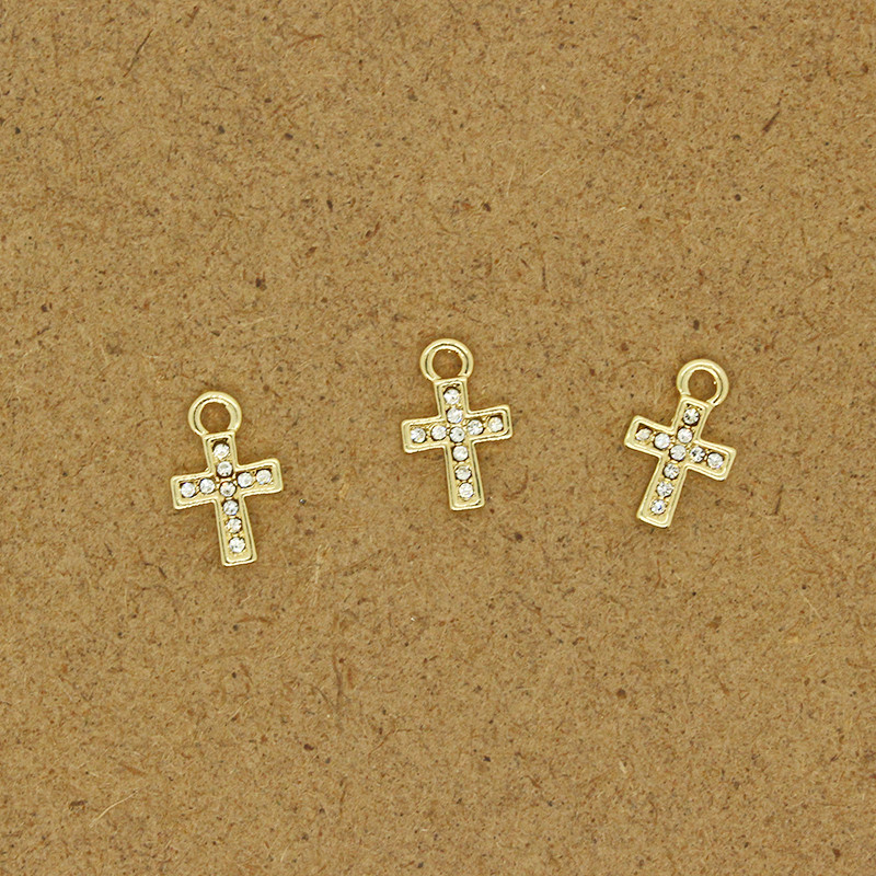 6 buc Cristal Cruce Fulger Star Cercei Brelocuri strălucitoare Brățară Colier Pandantiv Accesoriu DIY Mix Bijuterii Femei Face