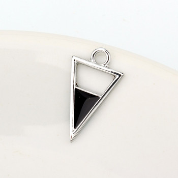 10 τμχ European Triangle Star Charms Σκουλαρίκια Κολιέ Βάση Finding Hollow μενταγιόν για γυναίκες DIY κοσμήματα AC339