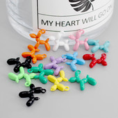 10/30/50 bucăți de culoare aleatorie metal animale farmece de culoare solidă INS cercei brățară colier pandantive accesoriu de bijuterii DIY