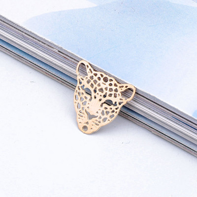 10 ks DIY zliatinové leopard jednorožec náramok konektory komponenty šperky prívesky vyrobiť duté delfín tiger náušnice príslušenstvo C275