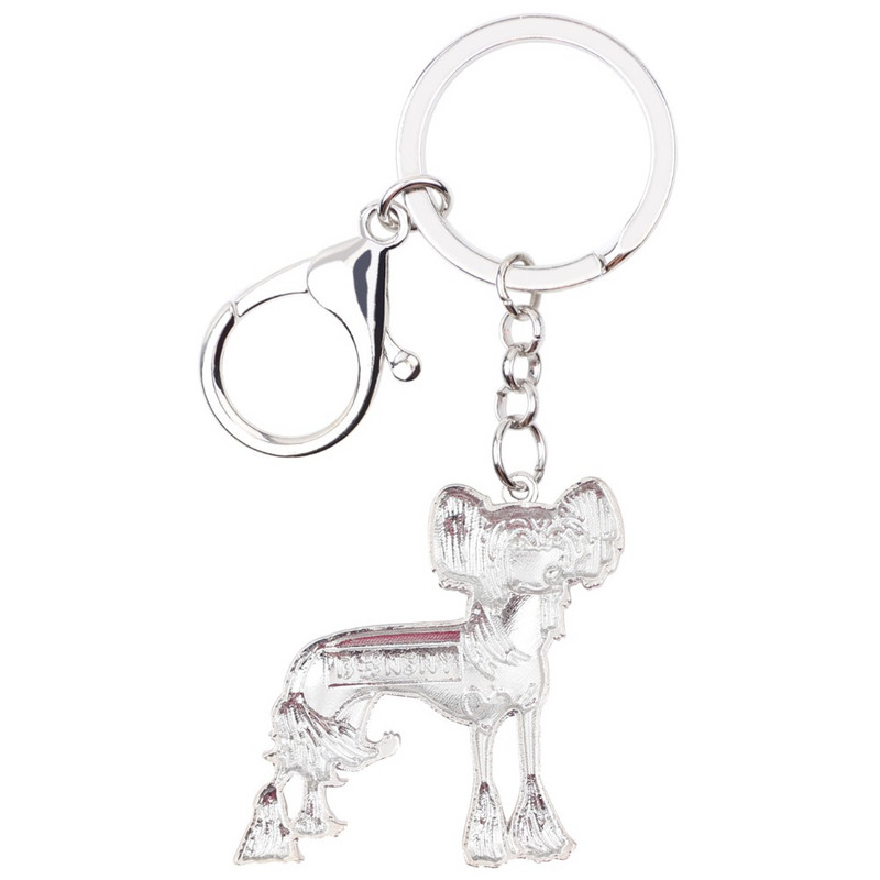 Bonsny Statement Emajl Legura Kineski kukmasti pas Privjesci za ključeve Privjesci za ključeve Nakit za žene Ženska torba s privjeskom Privjesci za automobil