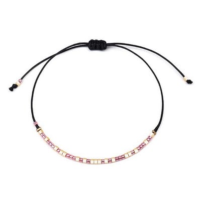 Brățară de gleznă cu margele acrilice mici boeme împletite manual Bijuterii etnice Halhal pentru picioare pentru femei Accesorii pentru glezna de plajă de vară