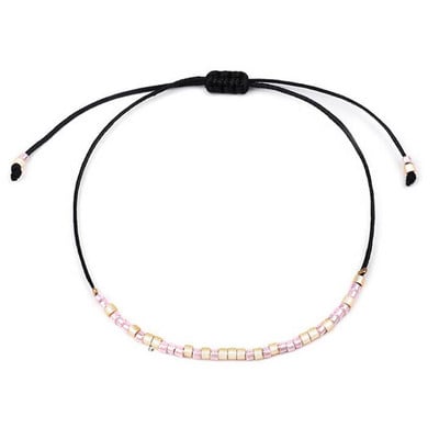 Brățară de gleznă cu margele acrilice mici boeme împletite manual Bijuterii etnice Halhal pentru picioare pentru femei Accesorii pentru glezna de plajă de vară