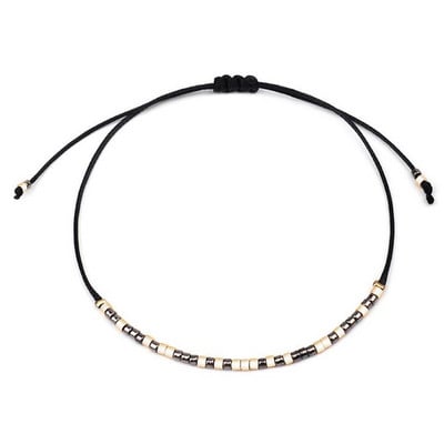 Brățară de gleznă cu margele acrilice mici boeme împletite manual Bijuterii etnice Halhal pentru picioare pentru femei Accesorii pentru glezna de plajă de vară