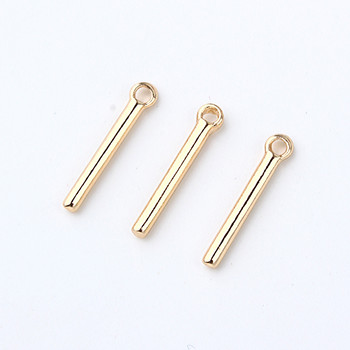 10 бр Личност Short Stick Lightning Earring Charms Гривна Направете находки Направи си сам сплав Златни обеци Висящи бижута Charms C284