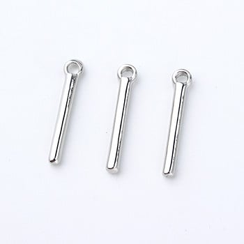 10 бр Личност Short Stick Lightning Earring Charms Гривна Направете находки Направи си сам сплав Златни обеци Висящи бижута Charms C284