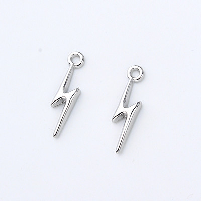 10 komada Personality Short Stick Lightning Earring Charms Narukvica Napravite nalaze Diy Legure Zlatne naušnice Viseći nakit Charms C284