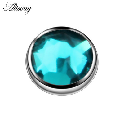 Alisouy 1PC G23 mikro dermalni piercing od titana, kubni cirkon, sidro, kristalna gornja površina dermalnog piercinga, 14G Nakit za tijelo