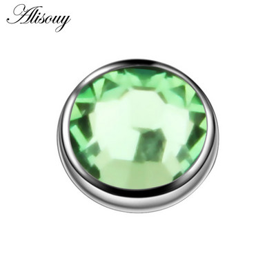 Alisouy 1PC G23 mikro dermalni piercing od titana, kubni cirkon, sidro, kristalna gornja površina dermalnog piercinga, 14G Nakit za tijelo