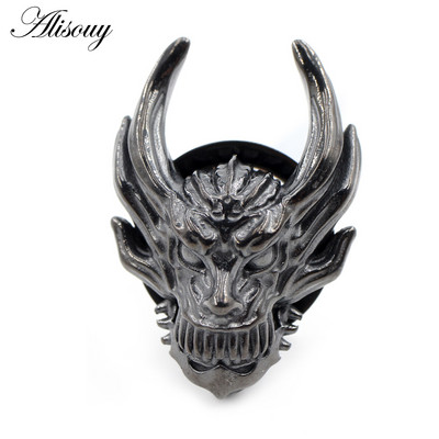 Alisouy 1PC 8-16mm od nehrđajućeg čelika glava duhova lubanja čepići za uši tuneli ekspander rastezači mjerači naušnice piercing nakit za tijelo