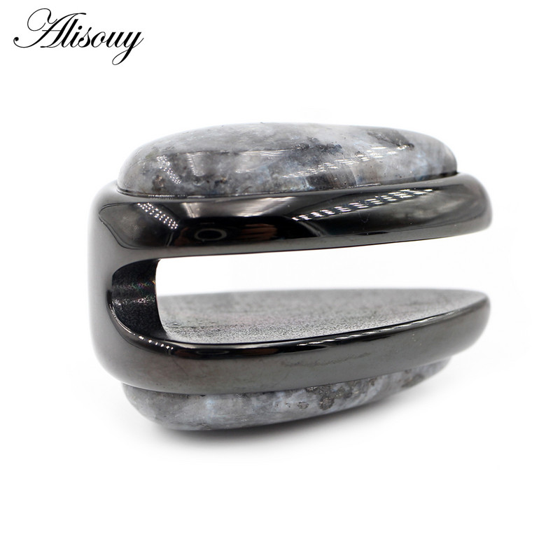 Alisouy 1PC Vodeni kamenčić od nehrđajućeg čelika Utezi za uho Teški ekspander Čepovi za rastezanje Mjerači Naušnice Nakit za piercing