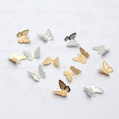 10 τμχ Χαριτωμένο 3D σκουλαρίκι πεταλούδας Σύνδεσμος κραμάτων Charms Χαριτωμένα μικρά σκουλαρίκια Βραχιόλι Κολιέ Μενταγιόν Εκλεκτά ευρήματα κοσμημάτων