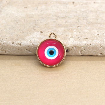 10 бр./лот Смола Evil Eye Charms за обеци Бижута Намиране на турски Blue Eye Гривна Колие Висулка Направи си сам Charms аксесоар