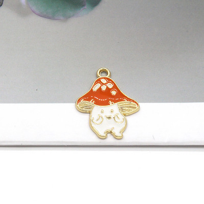 Mix 10kom/pak Emajl Mačka Gljiva Legure Privjesci Slatki Crtići Privjesci Za Naušnice Ogrlica Privjesak DIY Napravite Nakit C427