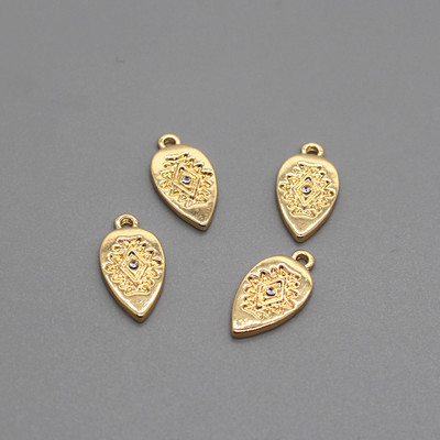 5 komada Vintage Waterdrop Leaves Novčić Naušnice Legure Privjesci Za Žene Naušnice Privjesak Narukvica Ogrlica Mali Dodatak Nakit