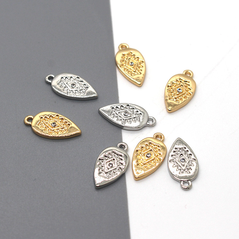 5 komada Vintage Waterdrop Leaves Novčić Naušnice Legure Privjesci Za Žene Naušnice Privjesak Narukvica Ogrlica Mali Dodatak Nakit