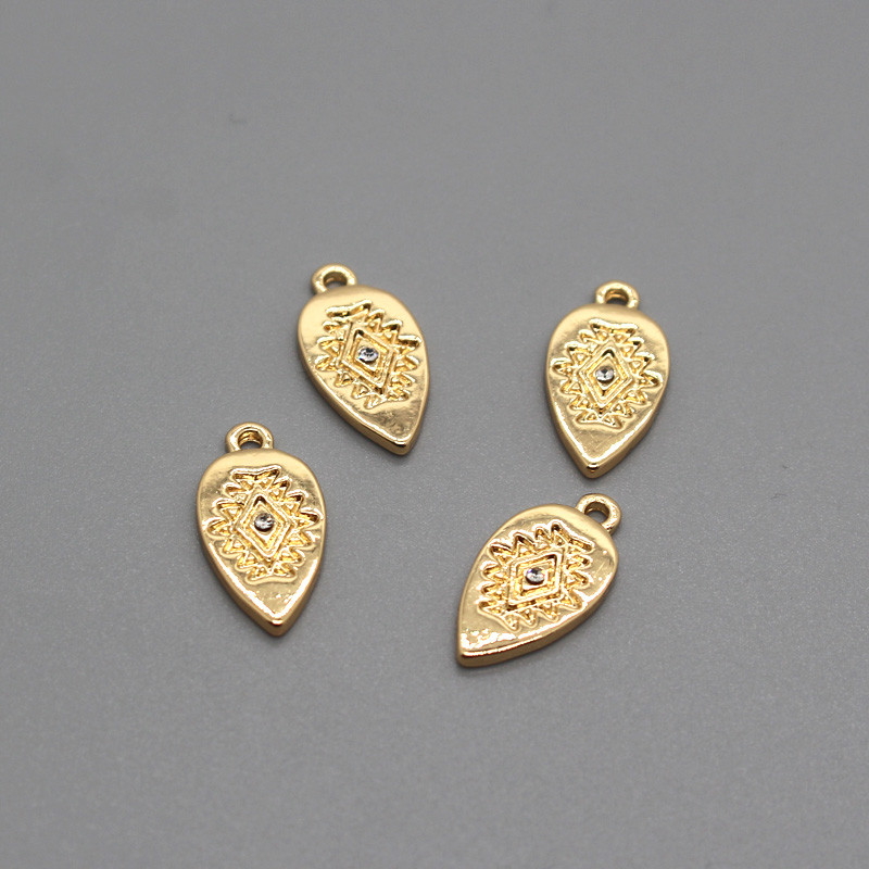 5 komada Vintage Waterdrop Leaves Novčić Naušnice Legure Privjesci Za Žene Naušnice Privjesak Narukvica Ogrlica Mali Dodatak Nakit