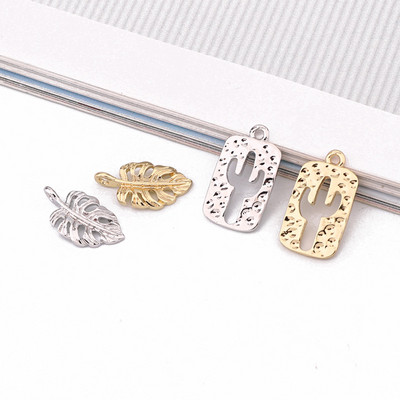 5kom 10*19mm Listovi kaktusa Naušnice Privjesci Nalazi od legure DIY Narukvica Ogrlica Privjesak Dodatak za nakit