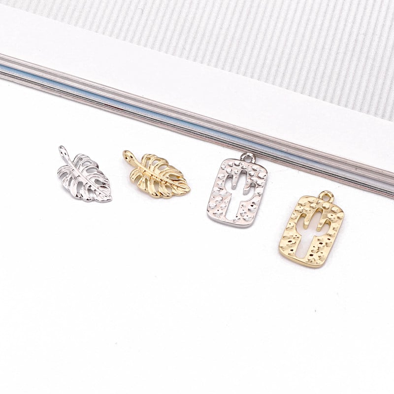 5kom 10*19mm Listovi kaktusa Naušnice Privjesci Nalazi od legure DIY Narukvica Ogrlica Privjesak Dodatak za nakit