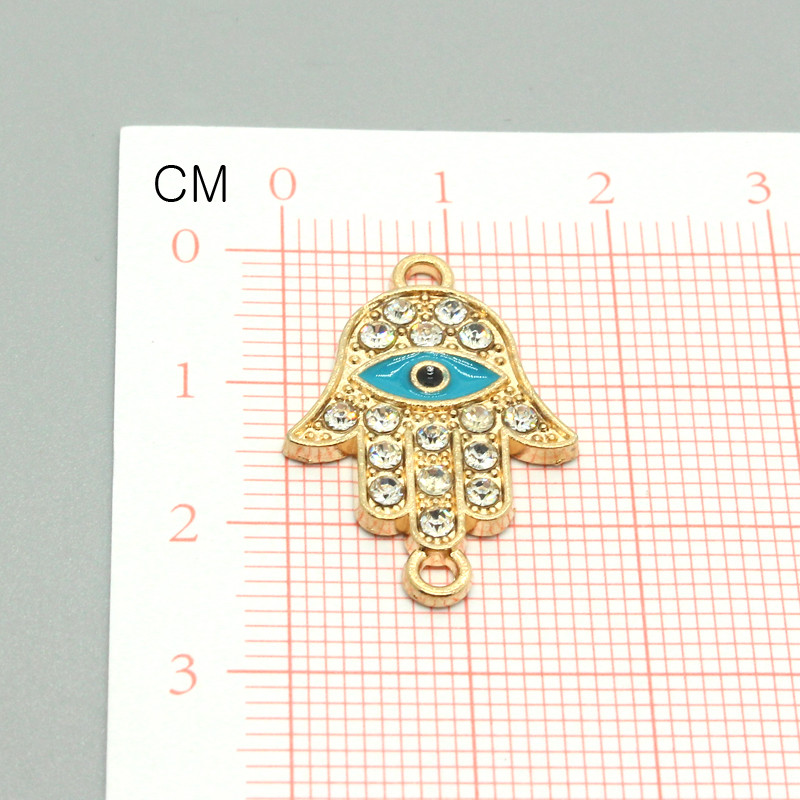 5 komada slatke zlatne zvijezde Fatima narukvice za ruke Konektori Nalazi od smole Evil Eye Narukvice Ogrlica Privjesak Izrada DIY Izrada nakita