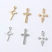 10 τμχ Μόδα Απλή Κοίλη Σταυρός Σκουλαρίκια Κράμα Γούρια Προσωπικότητα Σταυροί Κολιέ Σετ Σκουλαρίκια Κοσμήματα Ευρήματα