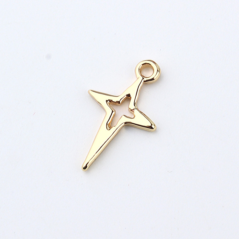 10 τμχ Μόδα Απλή Κοίλη Σταυρός Σκουλαρίκια Κράμα Γούρια Προσωπικότητα Σταυροί Κολιέ Σετ Σκουλαρίκια Κοσμήματα Ευρήματα