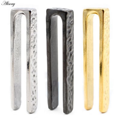 Alisouy 1PC simplu turnare din oțel inoxidabil ureche greutate urechi grele expansor targă dopuri calibre cercei corp piercing bijuterii