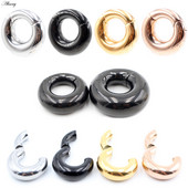 Alisouy 1PC Punk 316L din oțel inoxidabil magnetice urechi greutăți expansor targă dopuri tuneluri gauge cercei corp piercing bijuterii