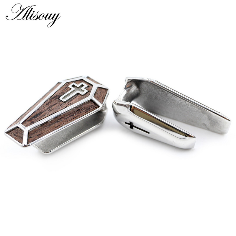 Alisouy 1 tk roostevabast terasest rist kirst puidust kõrva raskused, rasked laiendaja kanderaami pistikud mõõturid kõrvarõngad keha augustavad ehted