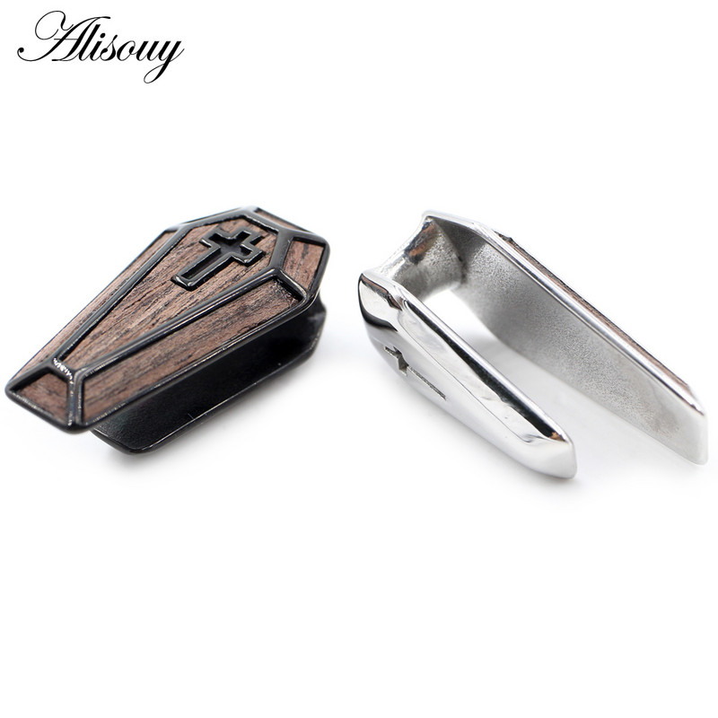 Alisouy 1 tk roostevabast terasest rist kirst puidust kõrva raskused, rasked laiendaja kanderaami pistikud mõõturid kõrvarõngad keha augustavad ehted