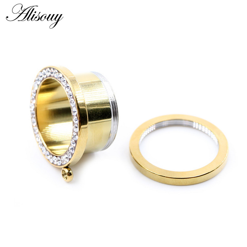 Alisouy 2 buc, 6-25 mm, fire de zircon din oțel inoxidabil, tuneluri pentru urechi, dopuri, expansoare de carne, targi, calibre, piercing, bijuterii pentru corp