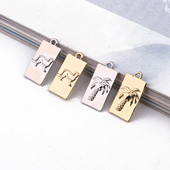 5 bucăți 10*20mm Leopard Cocotier Cercei Brelocuri aliaj Rezultate bijuterii DIY pandantiv Colier Bratara Accesorii