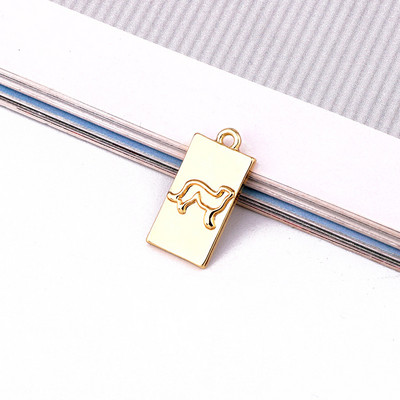 5 bucăți 10*20mm Leopard Cocotier Cercei Brelocuri aliaj Rezultate bijuterii DIY pandantiv Colier Bratara Accesorii