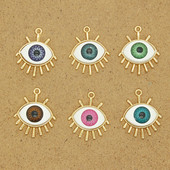 5 ks turecké démonické náušnice s príveskami, módne živicové náušnice s uhrančivým okom, prívesky na kľúče, doplnky pre domácich majstrov, výroba šperkov