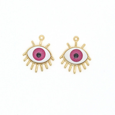 5 ks turecké démonické náušnice s príveskami, módne živicové náušnice s uhrančivým okom, prívesky na kľúče, doplnky pre domácich majstrov, výroba šperkov