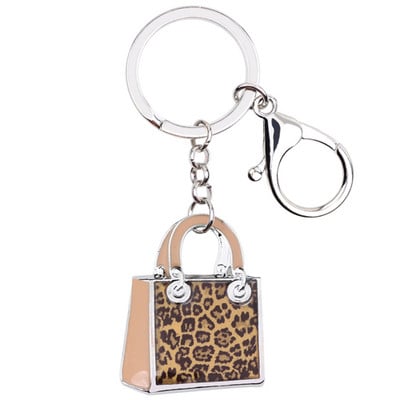 Bonsny Acrilic Încântător Geantă Model Breloc Breloc Inele Bijuterii Noutăți Pentru Femei Fete Cadouri Pandantiv Geanta Mașină Charms Petrecere