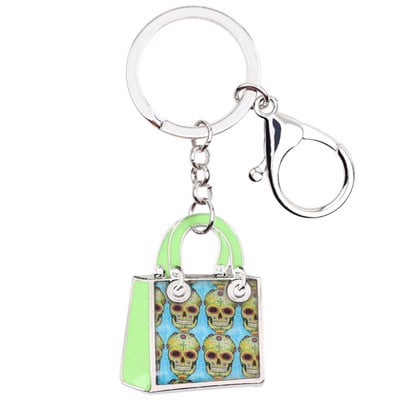 Bonsny Acrilic Încântător Geantă Model Breloc Breloc Inele Bijuterii Noutăți Pentru Femei Fete Cadouri Pandantiv Geanta Mașină Charms Petrecere