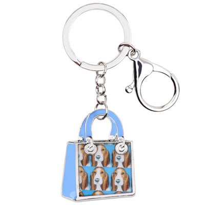 Bonsny Acrilic Încântător Geantă Model Breloc Breloc Inele Bijuterii Noutăți Pentru Femei Fete Cadouri Pandantiv Geanta Mașină Charms Petrecere