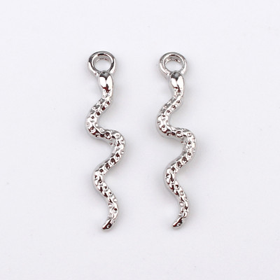 10 buc. Pește mic, pasăre, fulger, șarpe, cercei, brelocuri din aliaj, simplu, brățară, colier, pandantiv, accesoriu de bijuterii