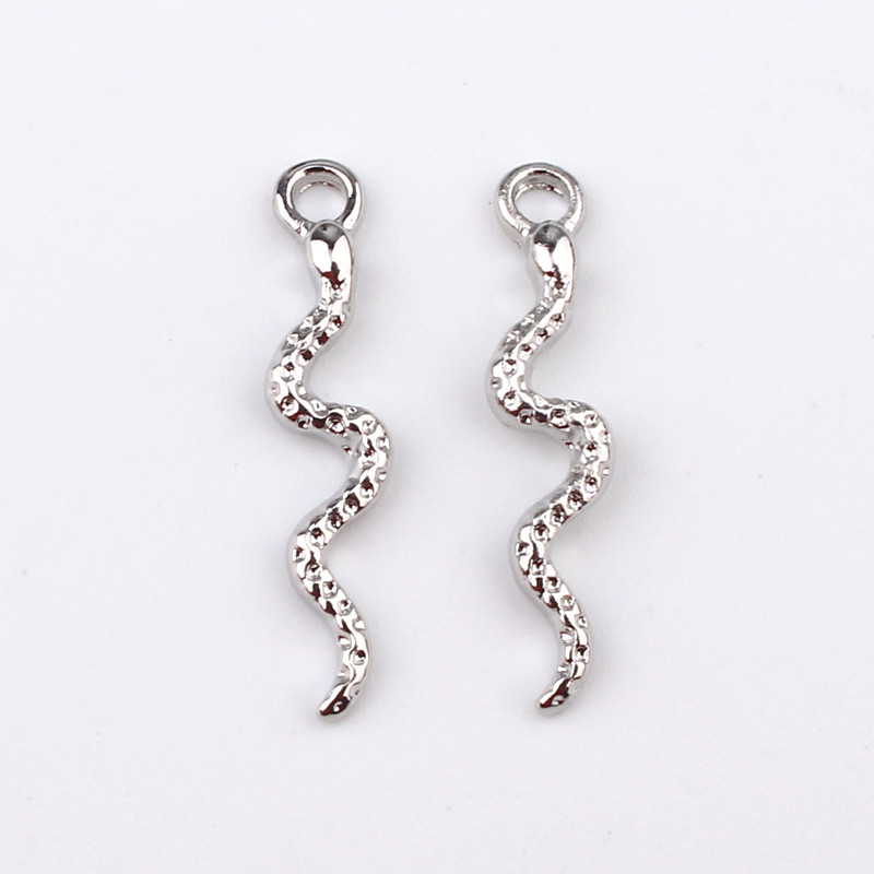 10 buc. Pește mic, pasăre, fulger, șarpe, cercei, brelocuri din aliaj, simplu, brățară, colier, pandantiv, accesoriu de bijuterii