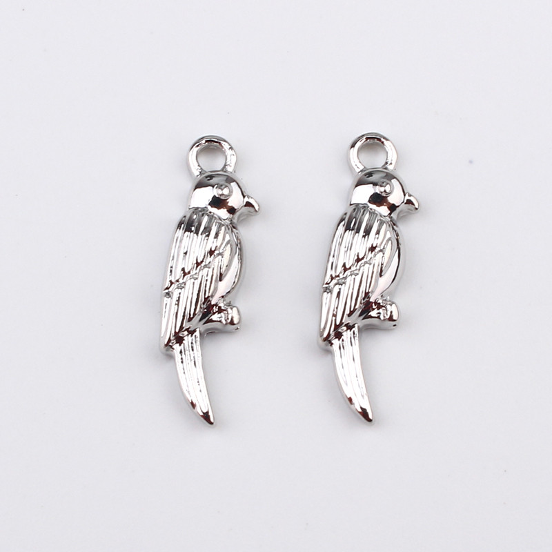 10 buc. Pește mic, pasăre, fulger, șarpe, cercei, brelocuri din aliaj, simplu, brățară, colier, pandantiv, accesoriu de bijuterii