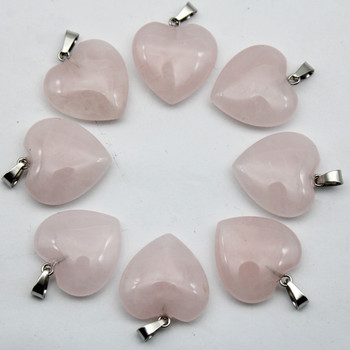 Φυσική Πέτρα Opal Agates Crystal 20mm Σχήμα Καρδιά κρεμαστό Γούρια For Diy Σκουλαρίκια Κολιέ Κοσμήματα Κατασκευής Διακοσμητικά 12τμχ/παρτ